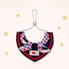 1 Pc Creative Circus Clown Series Tie, Cat Dog Bib, Cute Drool Towel Tie - Red - View 4