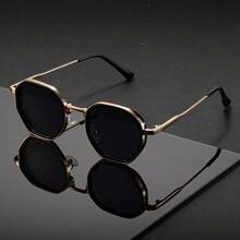 1pc Retro Round Tortoiseshell Frame Unisex Fashion Glasses, Suitable For Daily Wear, Parties, Gatherings, Travel, Beach - Fashionable And Versatile Design For Men And Women - Multicolor - View 10