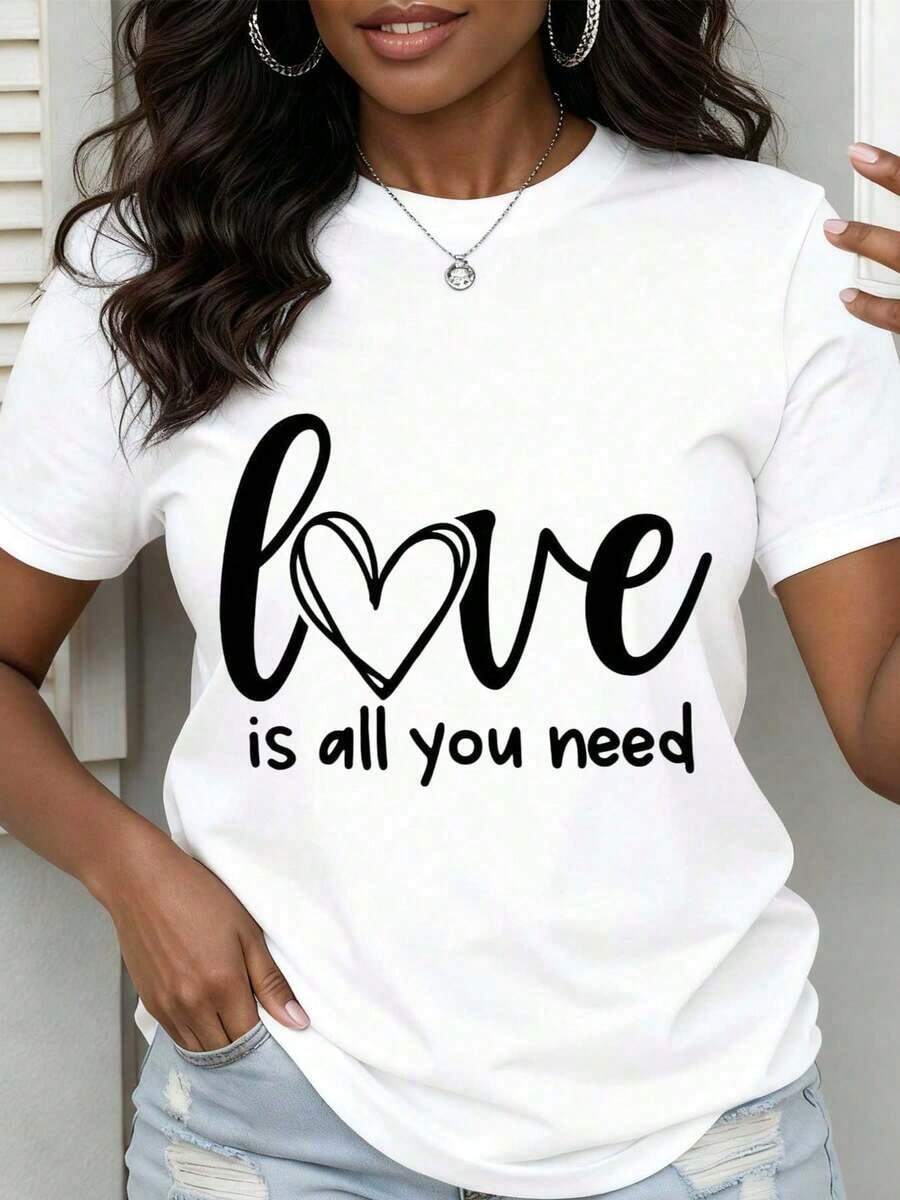 1 Piece Of Women's White Round Neck T-Shirt, Basic, Short Sleeve, Casual, Soft And Comfortable For Daily Wear, Fashionable T-Shirt, 180g, 100% Cotton. - 白色 - 查看 1