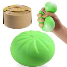 Bộ 5 món đồ chơi bóp hình bánh bao, đồ chơi bóp bằng bột nhào lớn dễ thương, mềm mại và bông xốp giúp giảm căng thẳng. Đồ chơi giảm căng thẳng hình bánh bao hấp phù hợp cho người lớn và mọi lứa tuổi, quà tặng tiệc tùng kèm máy hấp. - Nhiều màu - Xem 5