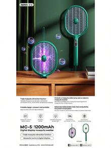 REMAX Digital Mosquito Swatter MC-5 - Green - View 3