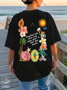Women T-Shirts - Black - View 4