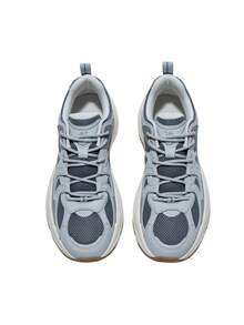 CAMEL CROWN Giày thể thao nữ đế dày, kiểu dáng casual, chất liệu lưới, có đệm tốt, đa năng, kiểu dáng retro, thích hợp cho hoạt động ngoài trời. - Tro kiều mạch tro nguội - Xem 5