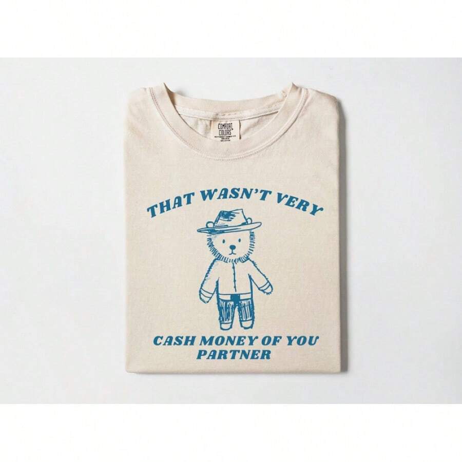 Vintage, Your Outfit Isn't Very Cool, Dude. Funny T-Shirts, T-Shirts, Alternative T-Shirts, Original T-Shirts, Style, , Comfortable, And Colorful T-Shirts With Prints. - 杏色 - 查看 1