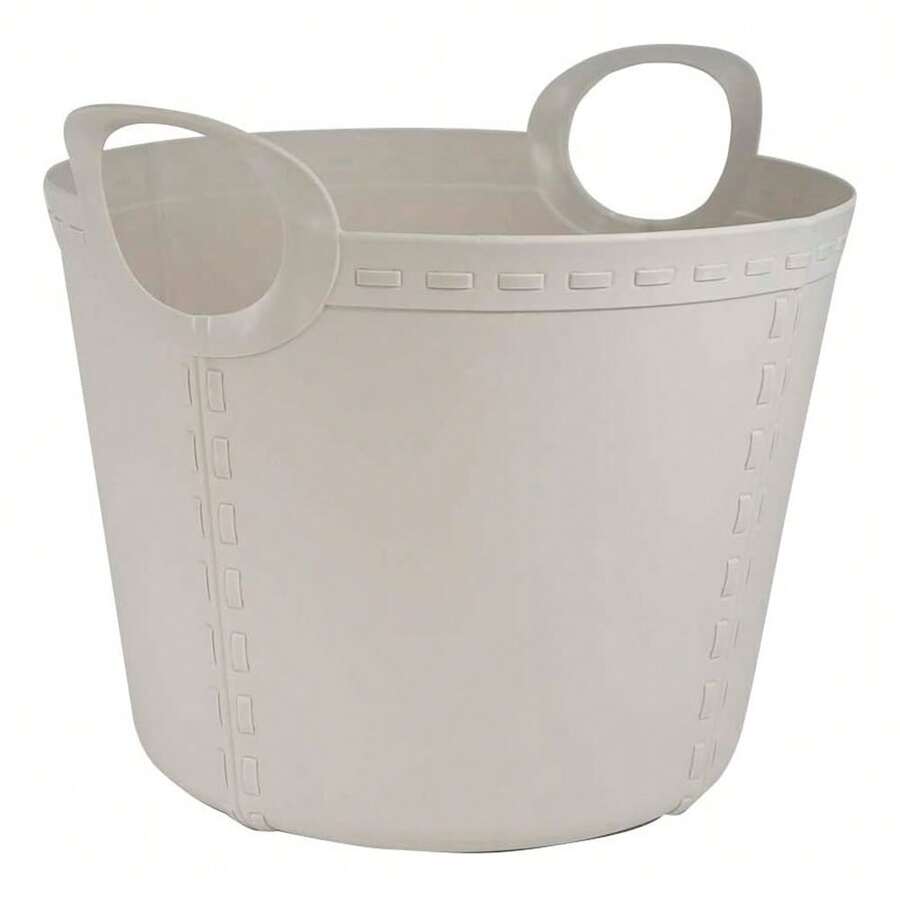 SP Berner Middelgrote, stevige en veelzijdige plastic opbergbak, perfect voor allerlei toepassingen in huis. Ideaal als wasmand, voor het wassen van kleding of voor het gemakkelijk vervoeren van wasgoed. Life Story Craft Large 40L Lichtgrijs - Grijs - Bekijken 1