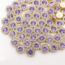 50 Pcs/Bag 12mm Sunflower Water Drop Pearl Flower Disc DIY Hair Accessories Accessories - Multicolor - View 25
