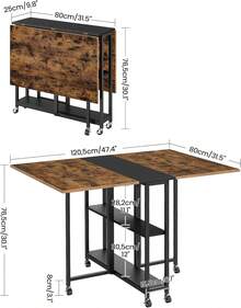 Mesas de comedor - Vintage, Negro - Ver 3