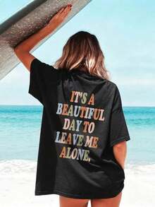 Women T-Shirts - Black - View 6