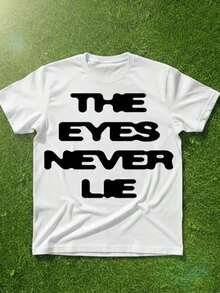 Camiseta SWAG con Texto en Negrita, Camiseta con Tipografía Divertida, Regalo Gráfico Divertido de Estilo Urbano - Blanco 4 - Ver 1