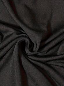 Mono corto y ajustado con diseño sin espalda, que resalta la figura, nueva moda elegante para el verano - Negro - Ver 5