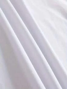 Women's Soft T-Shirt With Physical Education Teacher Print - 100% Cotton, Loose And Casual Short Sleeve T-Shirt, Round Neck With Geometric Print, Spring/Summer Clothing, Teacher Style, Fun Design, Comfortable Fabric, Loose Fit 180g - 100% Cotton T-Shirt, Breathable For Casual Everyday Wear - 白色 - 查看 6