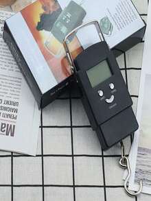 GOTURE 1pc Fishing Scale 110lb/50kg With Backlit LCD Screen Portable Electronic Balance Digital Fish Hook Hanging Scale(A/B Two Styles) - Black - View 7
