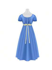 Cosplay Clothing - Bridgerton Light Blue Dress - View 6