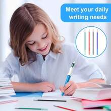 Smooth Writing Replacement Refills For BIC 4 Colours Pens Refill 16 Items, Ideal For Office, School Home Use, Long-Lasting Ink Flow, Reliable Everyday Writing Supplies(Black, Red, Green, Blue) - 預設 - 查看 5