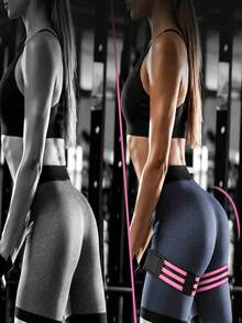 Resistance Bands For Glutes, Adjustable BFR Training Bands For Women/Men, Blood Flow Restriction Bands For Glute, Squat And Thigh Muscle Training, Best Fabric Glute Resistance Bands For Glute, Squat And Thigh Muscle Workout - Multicolor - View 2