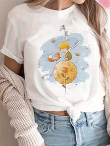 Women T-Shirts - White - View 6
