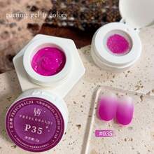 FRESCOBALDI 6 Colors High Saturation Semi-Solid Gel Nail Polish, Suitable For Nail Salons And DIY Use All Season - 彩色 - 查看 33