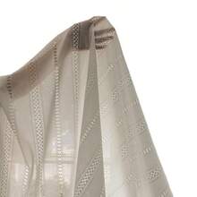1pc Modern Japanese Style Lace Openwork Sheer Curtain Panel, Versatile Atmosphere, Easy To Hang, Suitable For Balcony, Living Room, Bay Window, Bedroom Decor, Applicable For All Seasons (Curtain Rod Not Included) - White - View 6