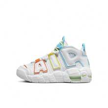 Nike 耐克青少年款 Air More Uptempo BG 休闲中帮运动鞋 FJ4624-100 - 彩色 - 查看 2