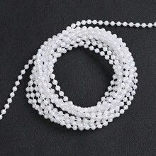 3/4/6/8mm圓形珍珠珠串 白色象牙色壓克力珠鏈 婚禮裝飾 DIY 婚禮派對珠寶配件 - 多色-1 - 查看 20