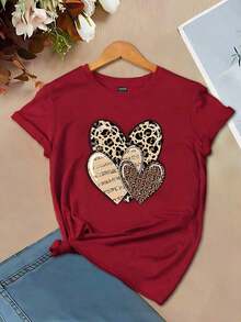 Camisetas estampadas de cuello redondo para verano (los pantalones son solo sugerencias de estilo) son holgadas y no realzan la figura, y el tejido es delgado y no abulta. Confeccionado con telas suaves, transpirables y amigables con la piel, ofrece comodidad en la parte superior del cuerpo y evita la sensación de sudoración, con un diseño de estampado clásico y sencillo, adecuado para el uso diario, ir de compras y para el tiempo libre, con los mismos modelos básicos y versátiles para hombres y mujeres, muy adecuado para ocasiones como el Día del Trabajo y el Día de la Independencia de México, y fácil de usar durante todo el año. - Azul Marino - Ver 7