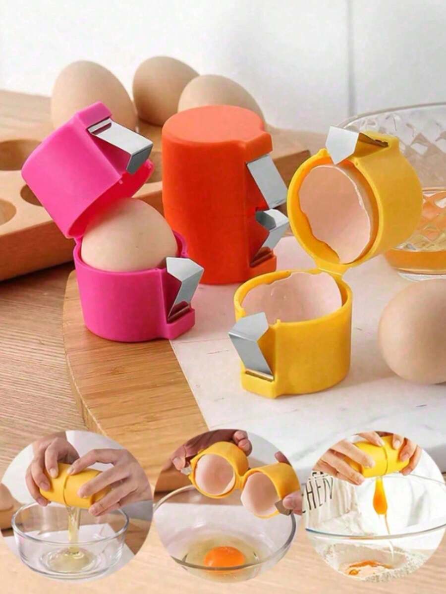 2/1pc Egg Yolk White Separator, Quick Filter Easy Clean Baking Tool, Multifunctional Practical Kitchen Gadget, Perfect Cooking Accessory, Holiday Birthday Wedding Easter Gift For Home Use,Kitchen Essential,Egg Separator,Egg Divider,Kitchen Prep Tool