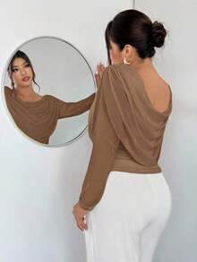 Blusa sexy de manga larga con cuello en V profundo y malla transparente ajustada para mujer de talla grande, adecuada para el Día de San Valentín, conciertos, actuaciones, citas, cenas formales, bailes de graduación, bodas, estilo sexy y elegante, para ir al trabajo, de vuelta a la escuela, vacaciones, playa, romántica, estilo sirena, fiestas de cumpleaños - Amarillo - Ver 10