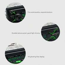 Single DIN 12V/24V Car Bluetooth MP3 Player FM Radio Receiver With Adjustable Backlight Audio Systems - A - View 6