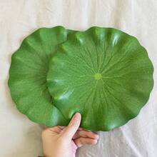 2pcs Realistic Lotus Leaf Turtle Basking Platform, Fish Sunshade Hiding Use, Aquatic Turtle Floating Island Basking Platform, Turtle Tank Decor, Pet Turtle Resting Platform - A - View 13