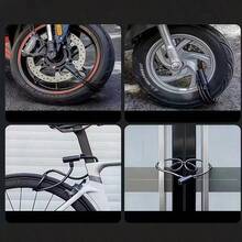 1 件 90/85cm 高品质自行车锁,配有耐用钢缆和 2 把钥匙 - 适用于自行车、电动自行车、摩托车、踏板车、三轮车、轮椅、室内橱柜、围栏、高尔夫球车、行李和大型物品,专业防盗设计,耐用铝合金主体,具有优异的耐腐蚀性,易于使用。 - 單車鎖 - 查看 7