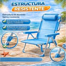 Sillas de playa - Celeste - Ver 2
