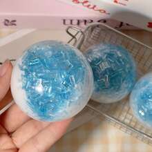 1 quả bóng tập tay Blue Glacier, thích hợp cho người lớn, đồ chơi cảm giác có độ đàn hồi chậm giúp giảm căng thẳng và cải thiện sự tập trung, bóng giảm căng thẳng có tay cầm mềm, dụng cụ hỗ trợ kéo giãn và tăng tính linh hoạt, thích hợp cho thanh thiếu niên và người lớn, phần thưởng trong lớp học, dụng cụ tập luyện tay cảm giác. - Nhiều màu - Xem 6