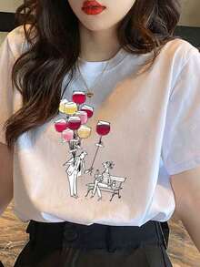 Women T-Shirts - White - View 2