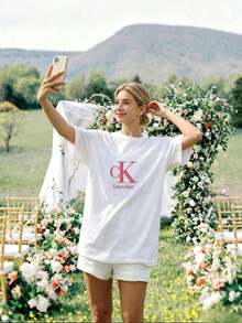 Dam-T-shirts - Vit - Visa 2