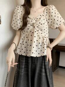 Women Tops - Apricot - View 8
