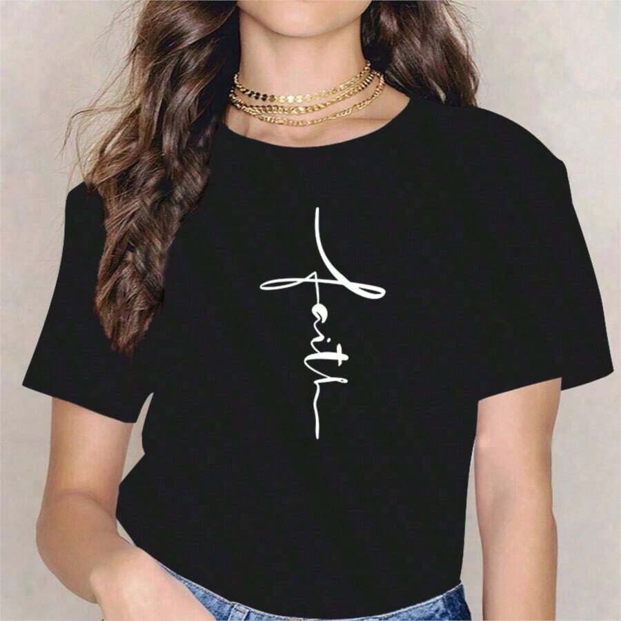 0022- New Summer T-Shirt With Bingo Design, Funny, Queen Of The Game, Gift For Women, Round Neck T-Shirt - 15 - 查看 1