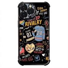 Funda para teléfono - 1 unidad de funda protectora con proceso de galvanoplastia Heated Rivalry, con acolchado mejorado y resistencia a impactos, compatible con iPhone 17 16 15 14 13 Pro Max. - Rosa - Ver 5
