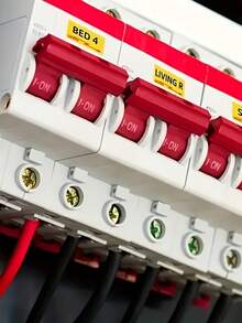 1 Sheet/2 Sheets Home Electrical Box Circuit Breaker Identification Stickers, Office Fuse Box Marking Labels, Electrical Appliance Box Panel Self-Adhesive Stickers - Yellow - View 6