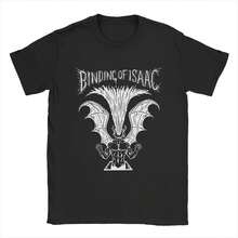 Awesome The Binding Of Isaac Themed T-Shirt, Women's Pure Cotton Crew Neck T-Shirt, 90s Cartoon Short Sleeve T-Shirt, Plus Size T-Shirt. - 黑色 - 查看 2