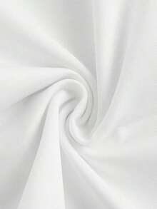 Camiseta de manga larga de ajuste ceñido con cuello en V y media cremallera elástica informal, esencial básico para otoño e invierno de mujeres - Blanco - Ver 5