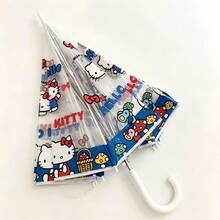 MINISO X Hello Kitty 奢华限量版雨伞，自动折叠透明雨伞，加固耐用，防风防水，高端美学，专属设计，情侣、周年纪念日及特殊场合的贴心礼物 - kitty系列 - 查看 5