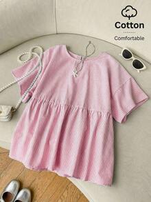 Camisa de mujer tejida de 100% algodón y lino, top de verano, adecuado para el uso diario, citas, reuniones, otoño/invierno/verano, Navidad, Año Nuevo, Acción de Gracias, fiestas, bodas, playa, ceremonias de graduación, moda, elegante, casual - Naranja - Ver 12