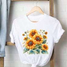 Retro Summer T-Shirt With Santa Claus Blowing Bubbles, Christmas Gift T-Shirt, Funny Winter T-Shirt With Santa Claus - 藍白 - 查看 1