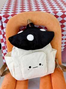 New Mushroom Shaped Fashion Cute Versatile Large Capacity Minimalist Portable Travel Backpack, Suitable For Any Occasion - Multicolor - View 13