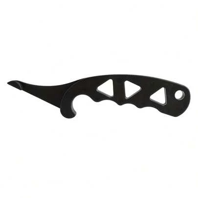 Dụng cụ căng dây đàn guitar, dụng cụ căng dây đàn guitar chắc chắn màu đen dùng để bảo dưỡng (1 cái)