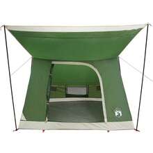 Campingzelt mit Dach mit Speicher Grün 282 x 225 x 154 cm Taft - Grün - Übersicht 3
