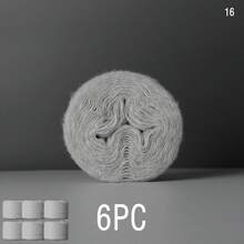 6Pack 300g Hand Blended Mohair Chunky Yarn - Fluffy Short Hair Double Stranded Colorful Yarn Ball, Woven Close Fitting Coarse Thread, Crochet Shawls Scarves - 6pcs 300g - View 27