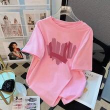 Women's Casual Shirt With Print, Short Sleeves, Round Neck, Spring/Summer Local Urban Fashion. TS1E - 190紅色[純棉布料] - 查看 9