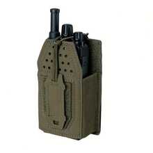 Bolsa de almacenamiento táctica para radio, soporte para walkie-talkie de caza, bolsa colgante abierta para radio, bolsa de nailon MOLLE para revistas - Multicolor - Ver 10