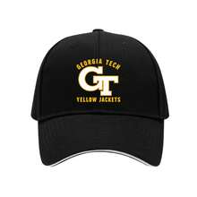 Georgia Tech Yellow Jackets Sandwich Baseball Cap Adjustable Strap Classic Curved Brim Breathable Fabric One Size Fits Most Casual Sun Protection Hat For Men Women College Fans Game Day Tailgat - A - 查看 1